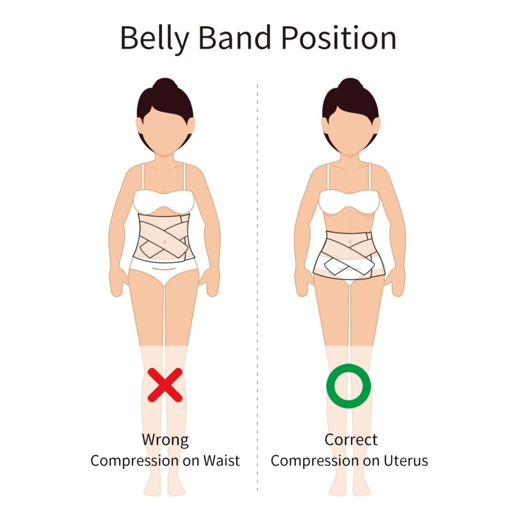 How to wear Mamaway Nano Bamboo  belly band 